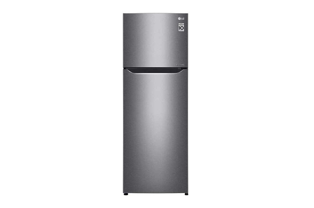 LG Kulkas 2 Pintu 333L gross/312L nett Smart Inverter dengan Multi Air Flow dan Moist Balance Crisper - Dark Graphite Steel, GN-B372SQCB