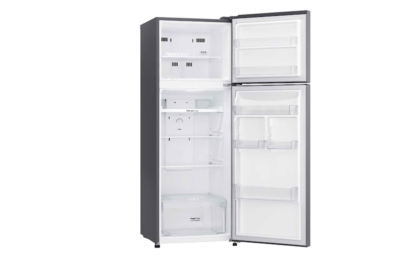 LG Kulkas 2 Pintu 333L gross/312L nett Smart Inverter dengan Multi Air Flow dan Moist Balance Crisper - Dark Graphite Steel, GN-B372SQCB