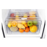 LG Kulkas 2 Pintu 333L gross/312L nett Smart Inverter dengan Multi Air Flow dan Moist Balance Crisper - Dark Graphite Steel, GN-B372SQCB