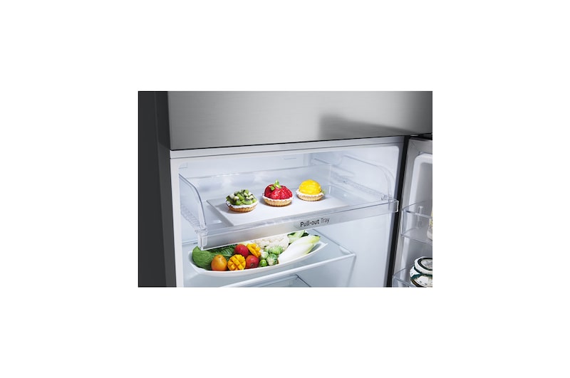 LG Kulkas 2 Pintu 395L Smart Inverter Compressor - Silver, GN-B392PLGB