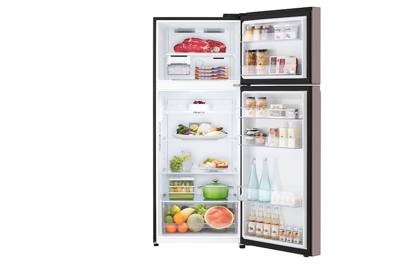 LG Kulkas 2 Pintu 395L - LG Objet Collection Clay Pink, GN-B392PQGP