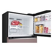 LG Kulkas 2 Pintu LG Refrigerator Objet Collection Terbaru, Nett 395L / Gross 423L dengan Warna Clay Pink dan DoorCooling+, GN-B392PQGP