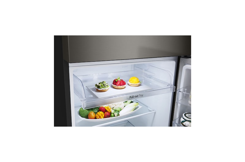 LG Kulkas 2 Pintu 395L dengan LINEAR Cooling™ dan Smart Inverter Compressor, Smart Diagnosis™, GN-B392PXGB