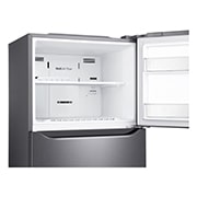 LG Kulkas 2 Pintu 416L gross/ 384L nett Smart Inverter dengan Boks Sayur Besar dan Rak Tempered Glass - Dark Graphite Steel, GN-B422SQCL