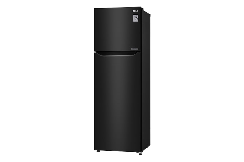 LG Kulkas 2 Pintu 272L gross/ 254L nett Inverter Linear Compressor dengan Door Cooling+™ dan Moving Ice Maker - Black Steel, GN-C272SXCN