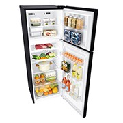 LG Kulkas 2 Pintu 333L gross/ 312L nett Inverter Linear Compressor dengan Door Cooling+™ dan Moving Ice Maker - Black Steel, GN-C372SXCN