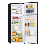 LG Kulkas 2 Pintu 333L gross/ 312L nett Inverter Linear Compressor dengan Door Cooling+™ dan Moving Ice Maker - Black Steel, GN-C372SXCN