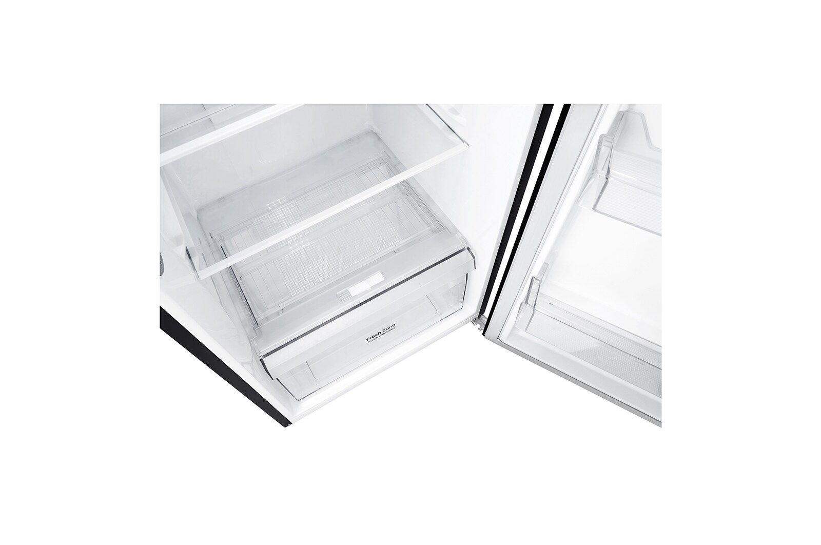 LG Kulkas 2 Pintu 333L gross/ 312L nett Inverter Linear Compressor dengan Door Cooling+™ dan Moving Ice Maker - Black Steel, GN-C372SXCN