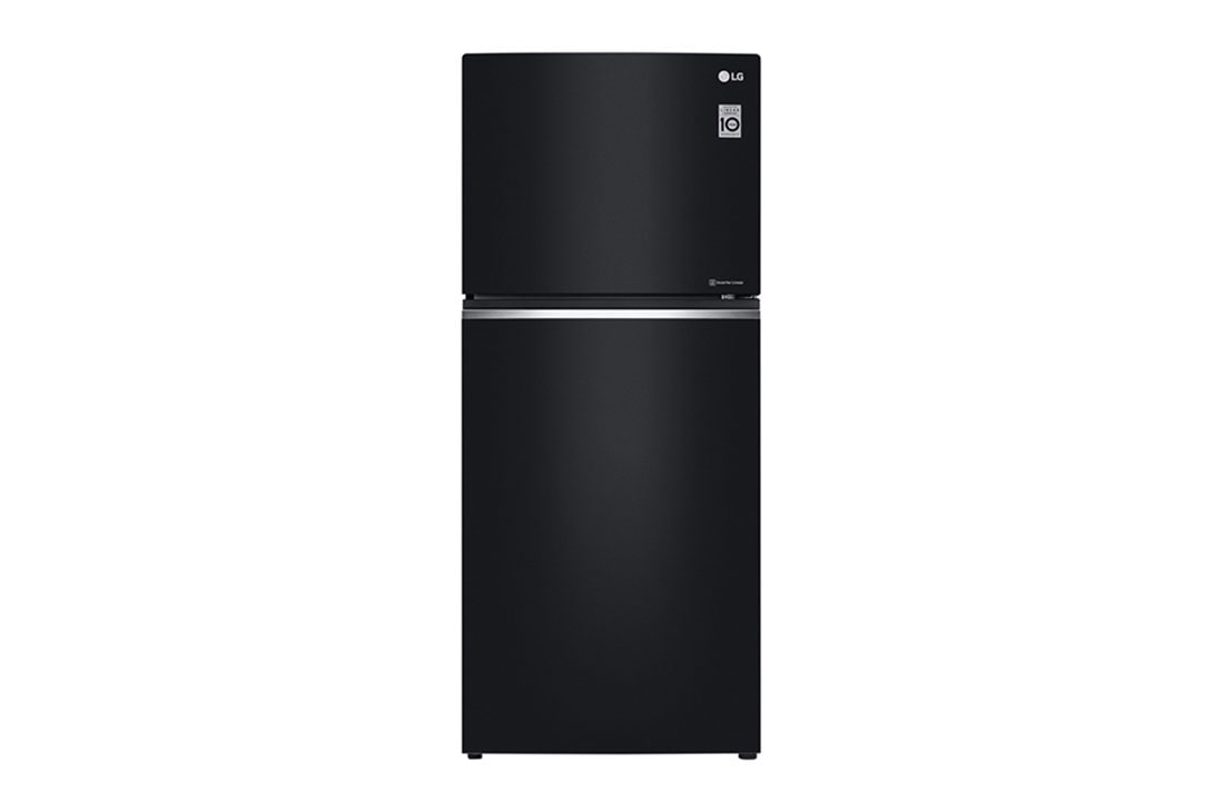 LG Kulkas 2 Pintu 416L Smart Inverter Compressor - Hitam, GN-C422SGCL