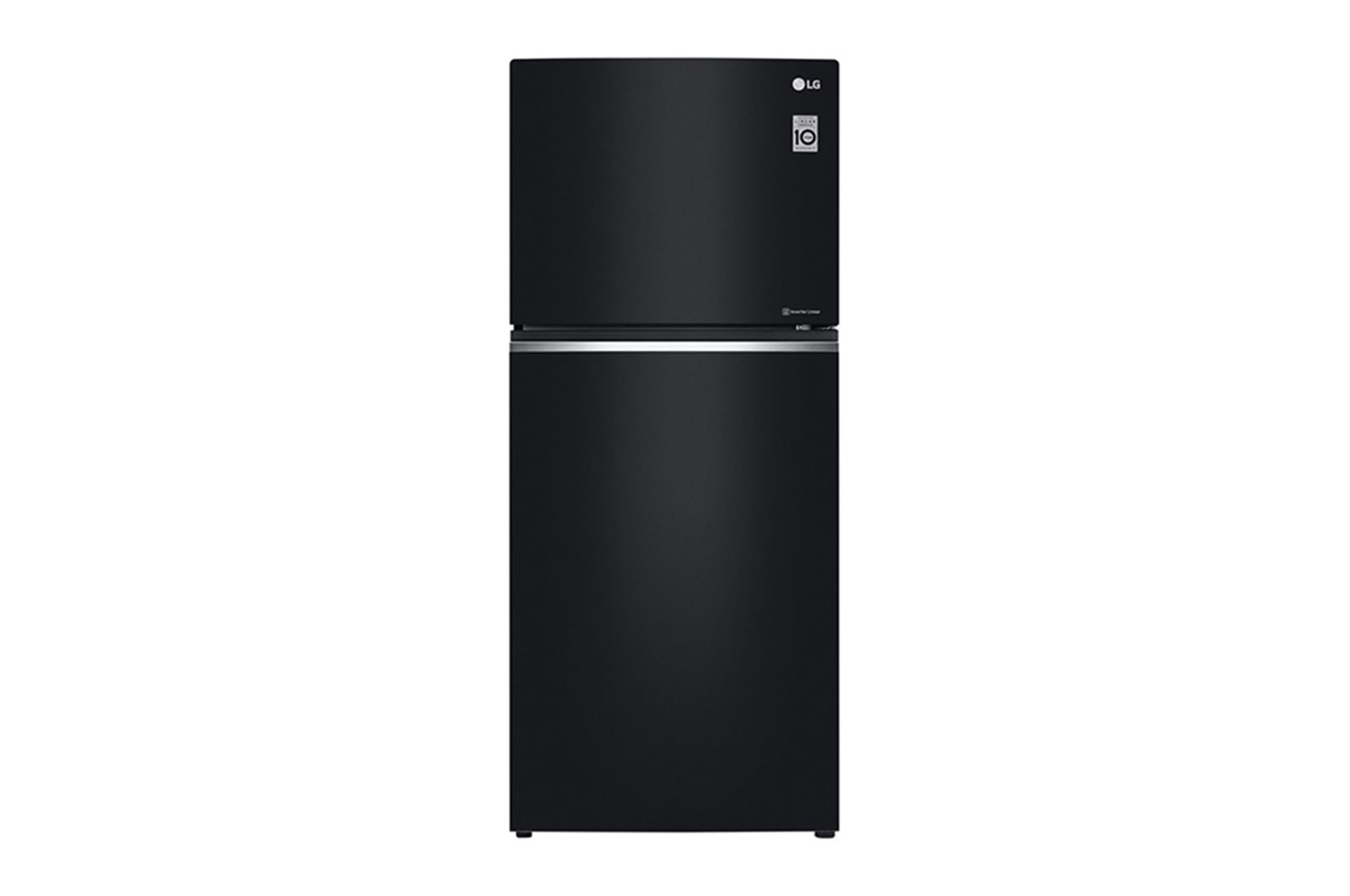 LG Kulkas 2 Pintu 416L gross / 384L nett Smart Inverter Compressor dan Linear Cooling™ - Hitam, GN-C422SGCL