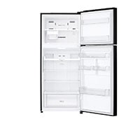 LG Kulkas 2 Pintu 416L gross/ 384L nett Inverter Smart Compressor dengan Door Cooling+™ dan Moving Ice Maker - Black Steel, GN-C422SXCL