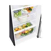 LG Kulkas 2 Pintu 416L gross/ 384L nett Inverter Smart Compressor dengan Door Cooling+™ dan Moving Ice Maker - Black Steel, GN-C422SXCL