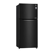 LG Kulkas 2 Pintu 416L gross/ 384L nett Inverter Smart Compressor dengan Door Cooling+™ dan Moving Ice Maker - Black Steel, GN-C422SXCL