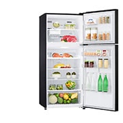 LG Kulkas 2 Pintu 416L gross/ 384L nett Inverter Smart Compressor dengan Door Cooling+™ dan Moving Ice Maker - Black Steel, GN-C422SXCL