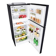 LG Kulkas 2 Pintu 416L gross/ 384L nett Inverter Linear Compressor dengan Door Cooling+™ dan Moving Ice Maker - Black Steel, GN-C422SXCN