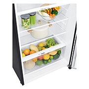 LG Kulkas 2 Pintu 416L gross/ 384L nett Inverter Linear Compressor dengan Door Cooling+™ dan Moving Ice Maker - Black Steel, GN-C422SXCN
