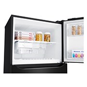 LG Kulkas 2 Pintu 416L gross/ 384L nett Inverter Linear Compressor dengan Door Cooling+™ dan Moving Ice Maker - Black Steel, GN-C422SXCN
