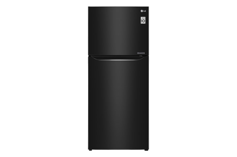 LG Kulkas 2 Pintu 416L gross/ 384L nett Inverter Linear Compressor dengan Door Cooling+™ dan Moving Ice Maker - Black Steel, GN-C422SXCN