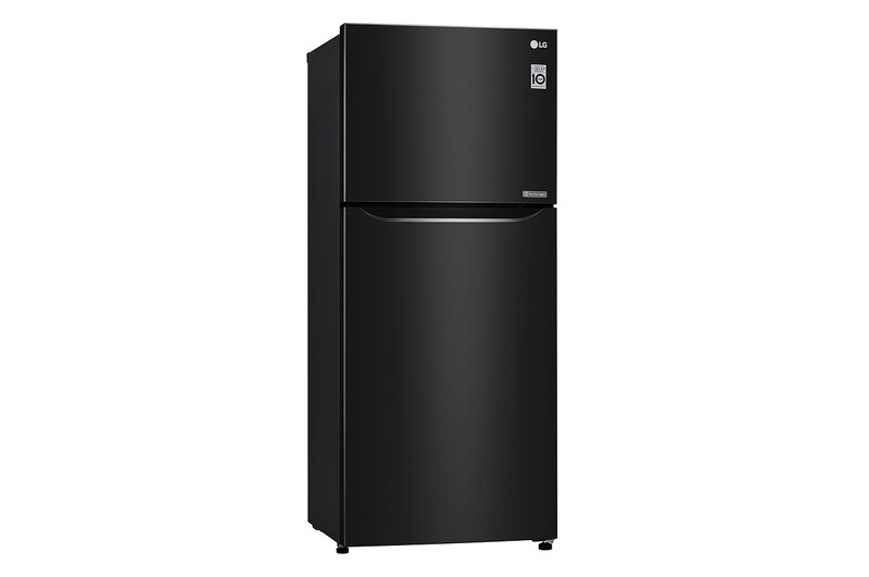 LG Kulkas 2 Pintu 416L gross/ 384L nett Inverter Linear Compressor dengan Door Cooling+™ dan Moving Ice Maker - Black Steel, GN-C422SXCN