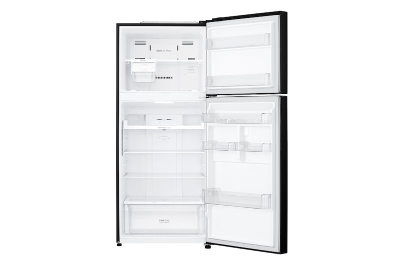 LG Kulkas 2 Pintu 416L gross/ 384L nett Inverter Linear Compressor dengan Door Cooling+™ dan Moving Ice Maker - Black Steel, GN-C422SXCN