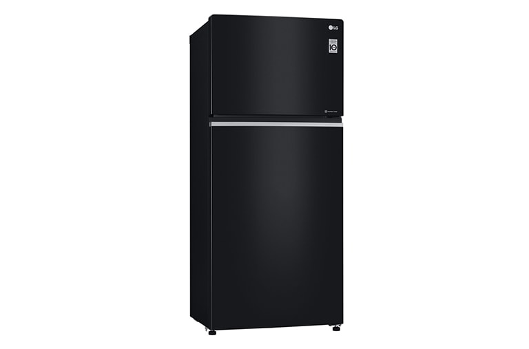 LG Kulkas 2 Pintu  547L gross / 509L nett Inverter Linear Compressor dan Hygiene FRESH+™, ThinQ™ dengan WiFi - Hitam, GN-C702SGGU