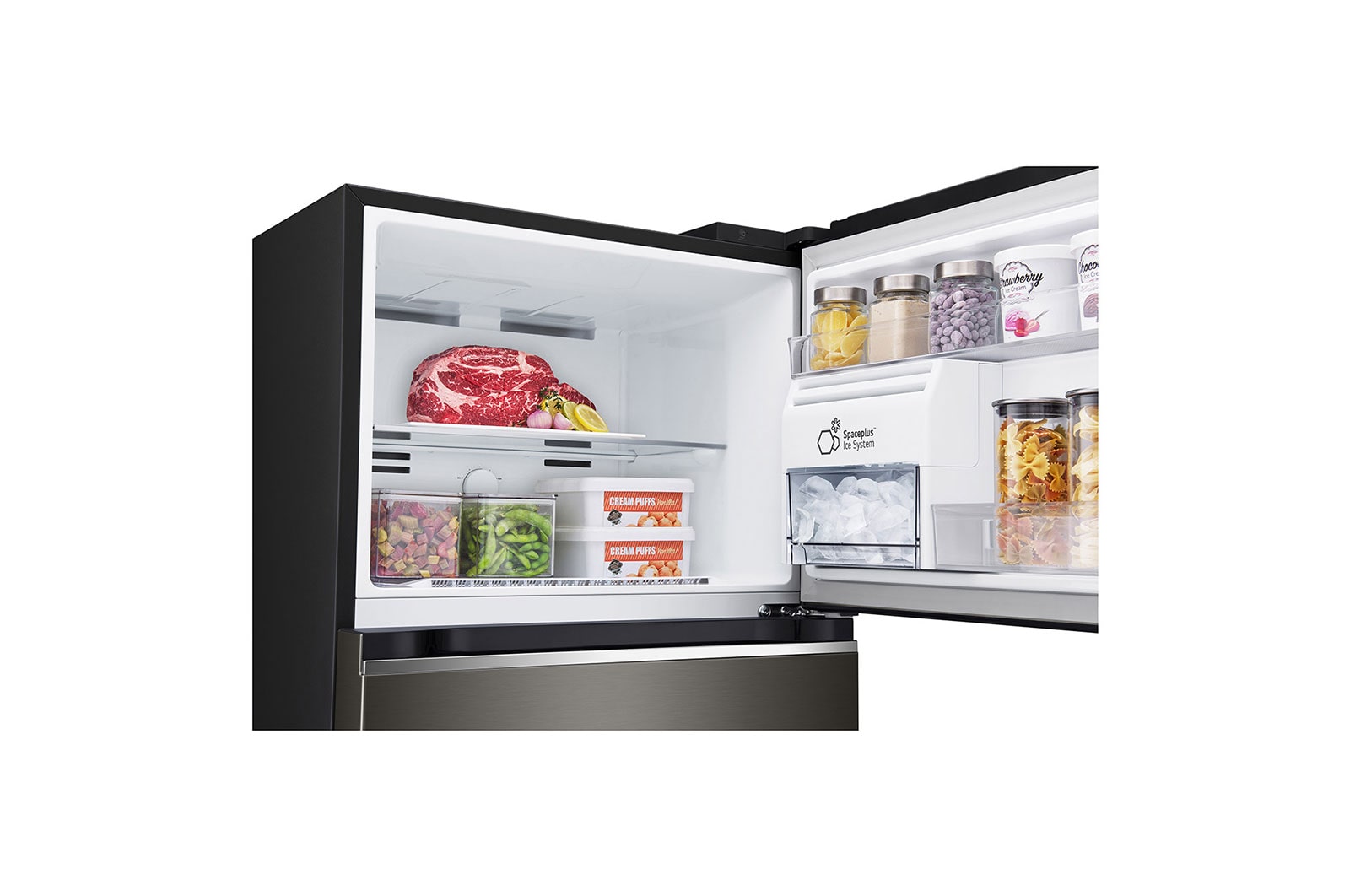 LG 410L / 374L Kulkas 2 Pintu Auto Ice Maker, GN-F372PXAK