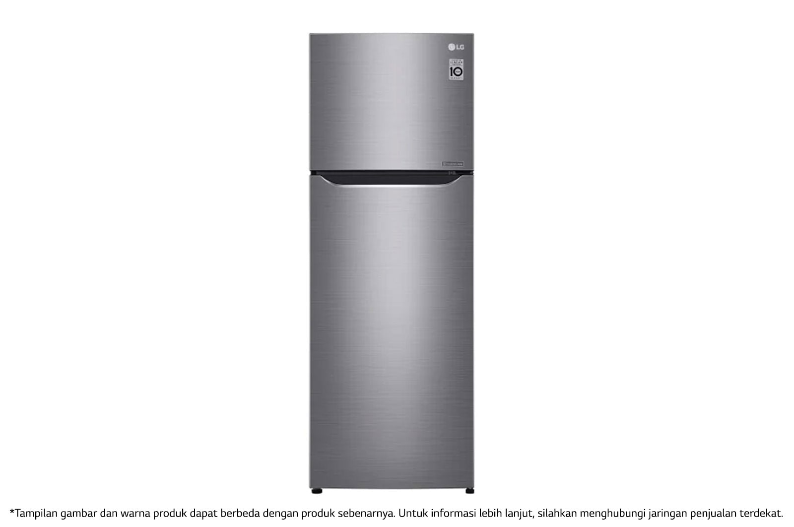 LG Kulkas 2 Pintu 333L gross / 312L nett Inverter Smart Compressor dan Door Cooling+™ - Platinum, GN-G372SLCB