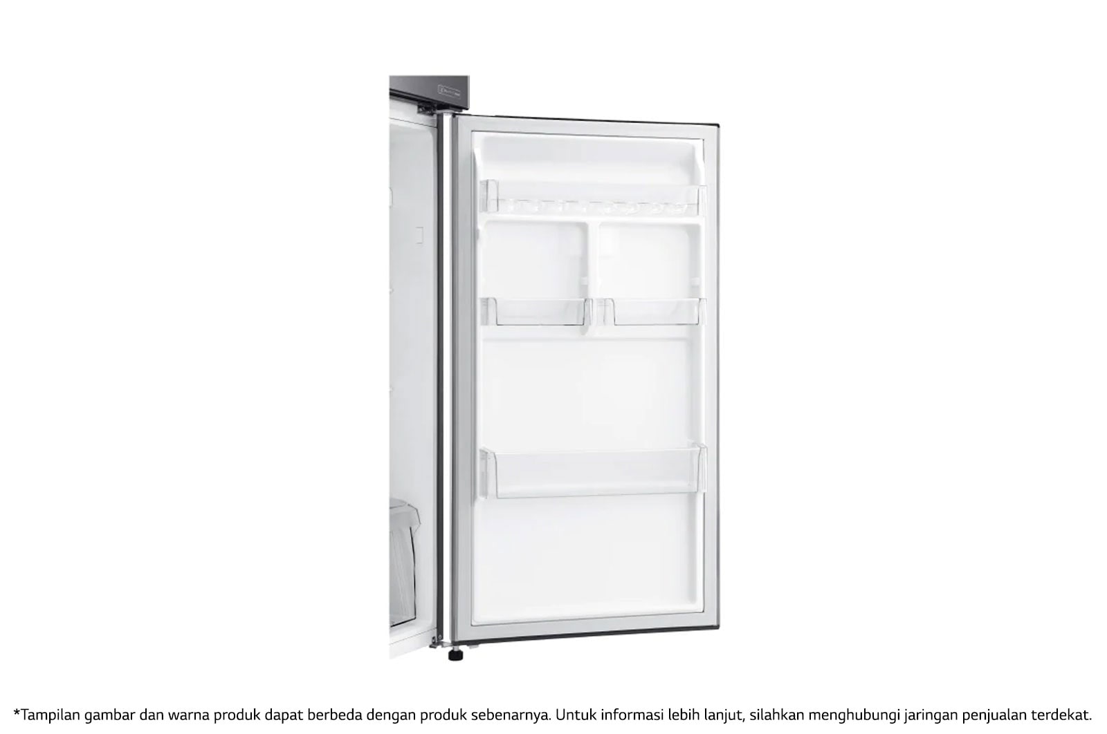 LG Kulkas 2 Pintu 333L gross / 312L nett Inverter Smart Compressor dan Door Cooling+™ - Platinum, GN-G372SLCB