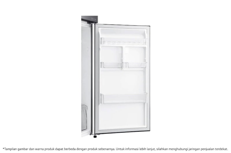 LG Kulkas 2 Pintu 333L gross / 312L nett Inverter Smart Compressor dan Door Cooling+™ - Platinum, GN-G372SLCB