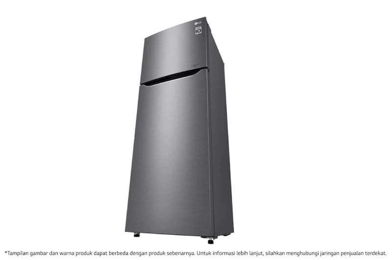 LG Kulkas 2 Pintu 333L gross / 312L nett Inverter Smart Compressor dan Door Cooling+™ - Platinum, GN-G372SLCB