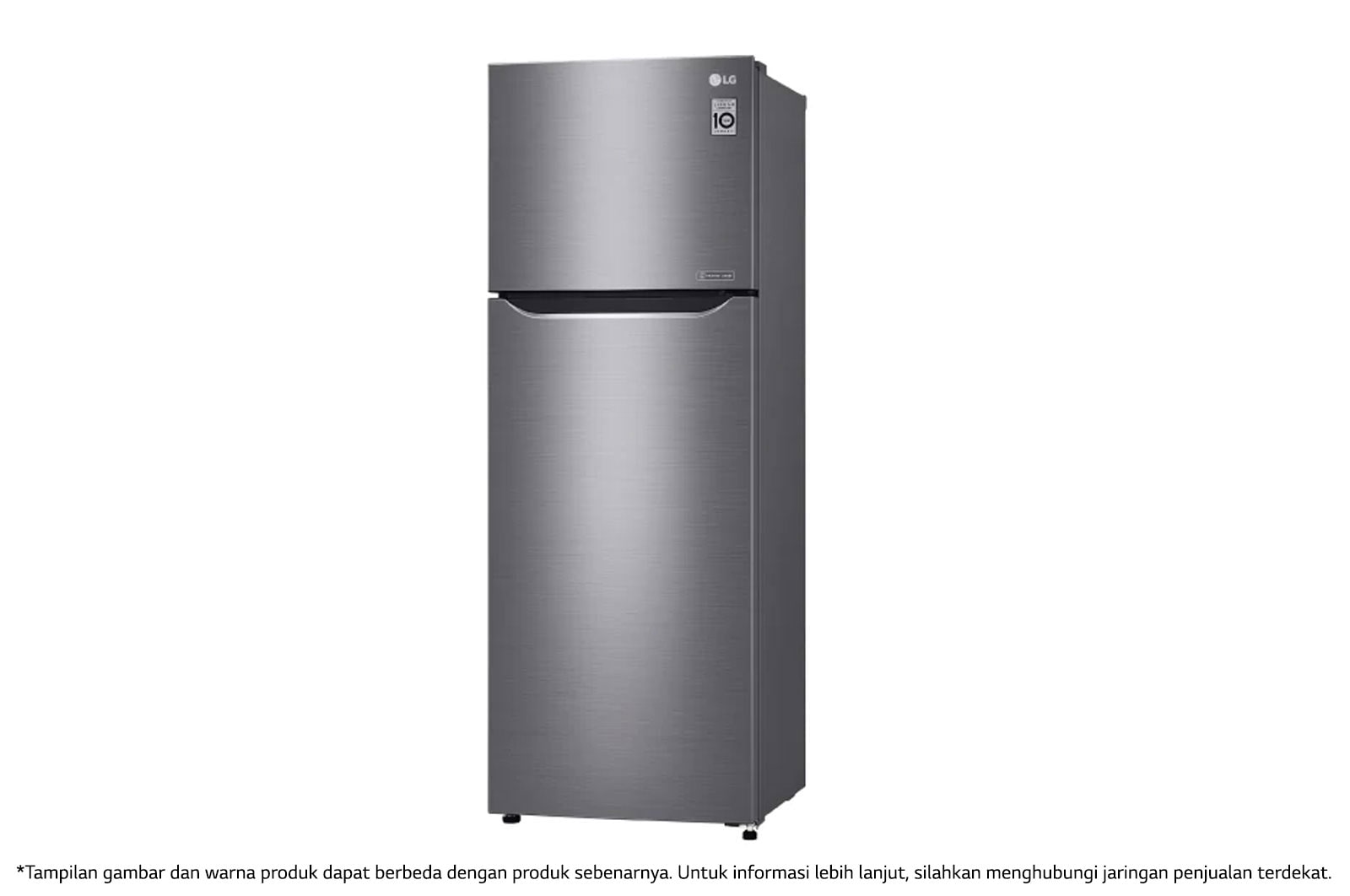 LG Kulkas 2 Pintu 333L gross / 312L nett Inverter Smart Compressor dan Door Cooling+™ - Platinum, GN-G372SLCB