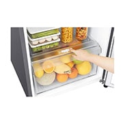 LG Kulkas 2 Pintu 333L gross / 312L nett Inverter Smart Compressor dan Door Cooling+™ - Platinum, GN-G372SLCB