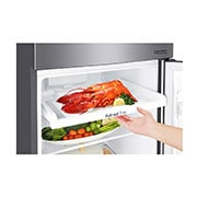 LG Kulkas 2 Pintu 333L gross / 312L nett Inverter Smart Compressor dan Door Cooling+™ - Platinum, GN-G372SLCB