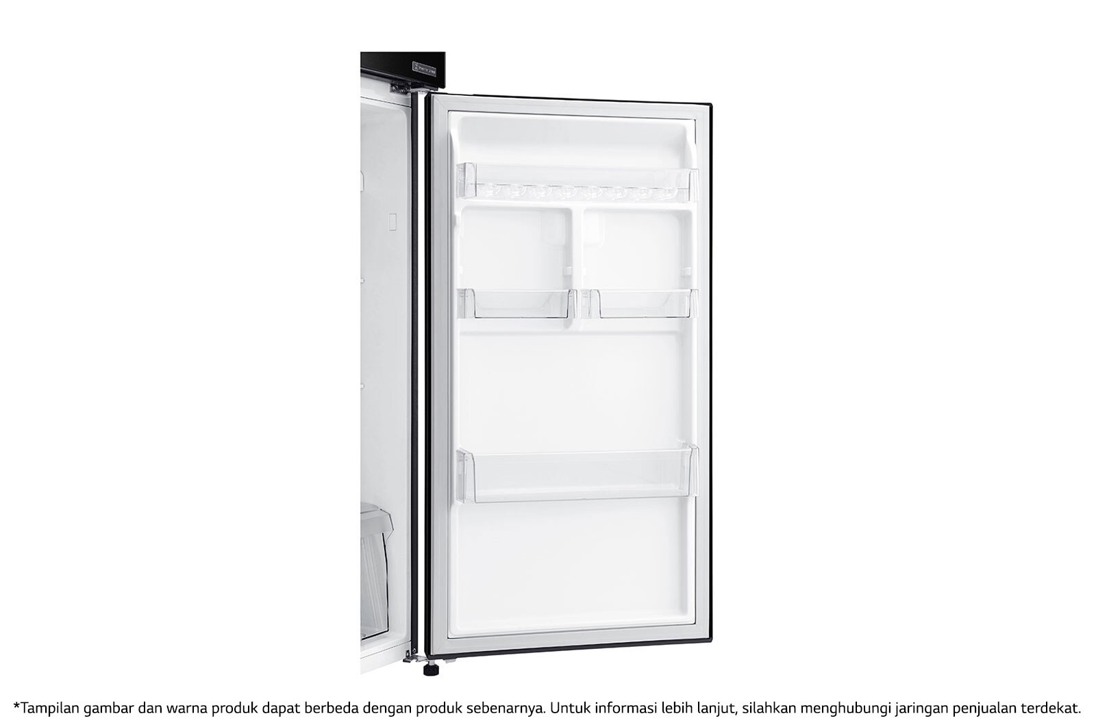LG Kulkas 2 Pintu 333L gross/ 312L nett Smart Inverter Compressor dengan Door Cooling+™ dan Moving Ice Maker - Black Steel, GN-G372SXCB