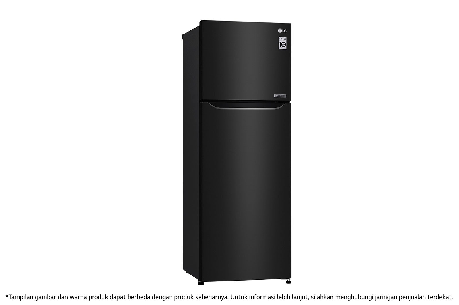 LG Kulkas 2 Pintu 333L gross/ 312L nett Smart Inverter Compressor dengan Door Cooling+™ dan Moving Ice Maker - Black Steel, GN-G372SXCB