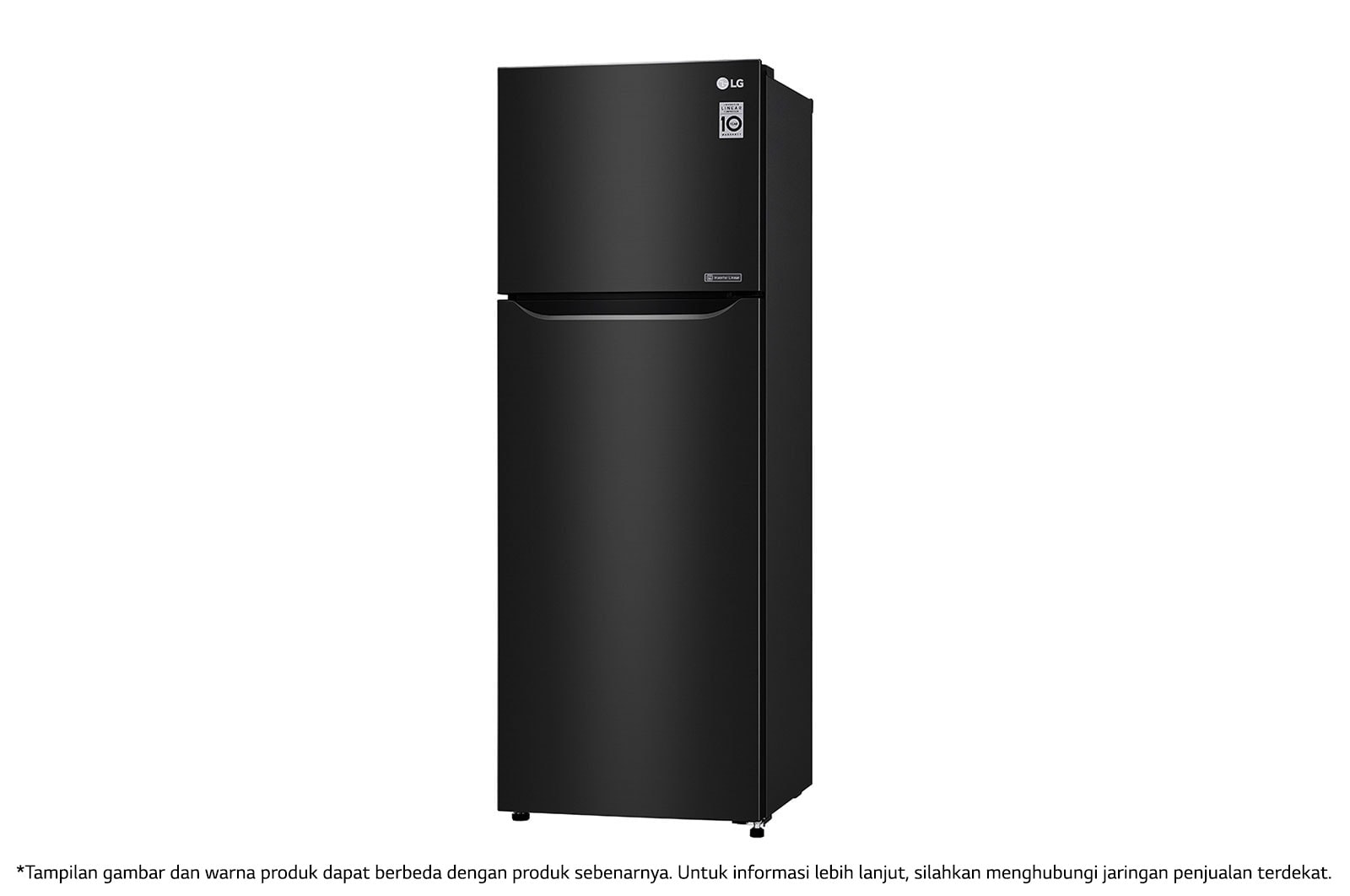 LG Kulkas 2 Pintu 333L gross/ 312L nett Smart Inverter Compressor dengan Door Cooling+™ dan Moving Ice Maker - Black Steel, GN-G372SXCB