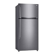LG Kulkas 2 Pintu 437L gross/410L nett Smart Inverter Compressor dengan Door Cooling+™ dan Hygiene Fresh+™, ThinQ™ dengan WiFi - Platinum Silver, GN-H452HLHL