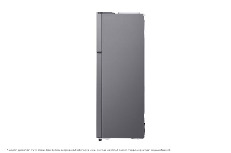 LG Kulkas 2 Pintu 437L gross/410L nett Inverter Linear Compressor dengan Door Cooling+™ dan Hygiene Fresh+™, ThinQ™ dengan WiFi - Platinum Silver, GN-H452HLHN