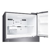 LG Kulkas 2 Pintu 437L gross/410L nett Inverter Linear Compressor dengan Door Cooling+™ dan Hygiene Fresh+™, ThinQ™ dengan WiFi - Platinum Silver, GN-H452HLHN