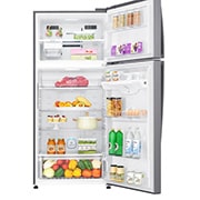 LG Kulkas 2 Pintu 516L Smart Inverter Compressor - Silver, GN-H602HLHL