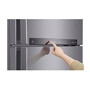 LG Kulkas 2 Pintu 516L Smart Inverter Compressor - Silver, GN-H602HLHL