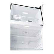 LG Kulkas 2 Pintu 516L gross / 475L nett Smart Inverter Compressor dan Layar LED sentuh, ThinQ™ dengan WiFi – Black Steel, GN-H602HXHL