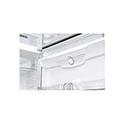 LG Kulkas 2 Pintu 516L gross / 475L nett Smart Inverter Compressor dan Layar LED sentuh, ThinQ™ dengan WiFi – Black Steel, GN-H602HXHL