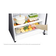 LG Kulkas 2 Pintu 516L gross / 475L nett Smart Inverter Compressor dan Layar LED sentuh, ThinQ™ dengan WiFi – Black Steel, GN-H602HXHL