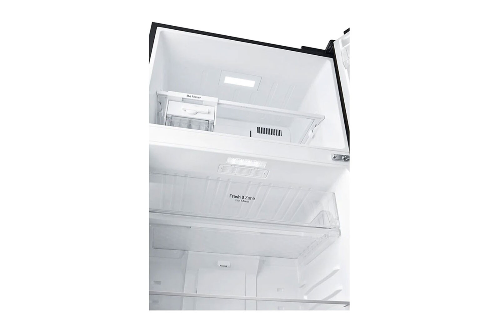 LG Kulkas 2 Pintu 516L gross / 475L nett Smart Inverter Compressor dan Layar LED sentuh, ThinQ™ dengan WiFi – Black Steel, GN-H602HXHL