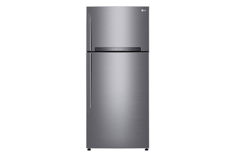 LG Kulkas 2 Pintu 547L Smart Inverter Compressor - Silver, GN-H702HLHL