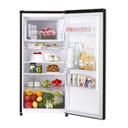 LG Kulkas 1 Pintu 164 L Smart Inverter Compressor dengan Handel Saku Ergonomis - Hitam, GN-INV201BK