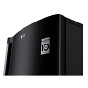 LG Kulkas 1 Pintu 164 L Smart Inverter Compressor dengan Handel Saku Ergonomis - Hitam, GN-INV201BK