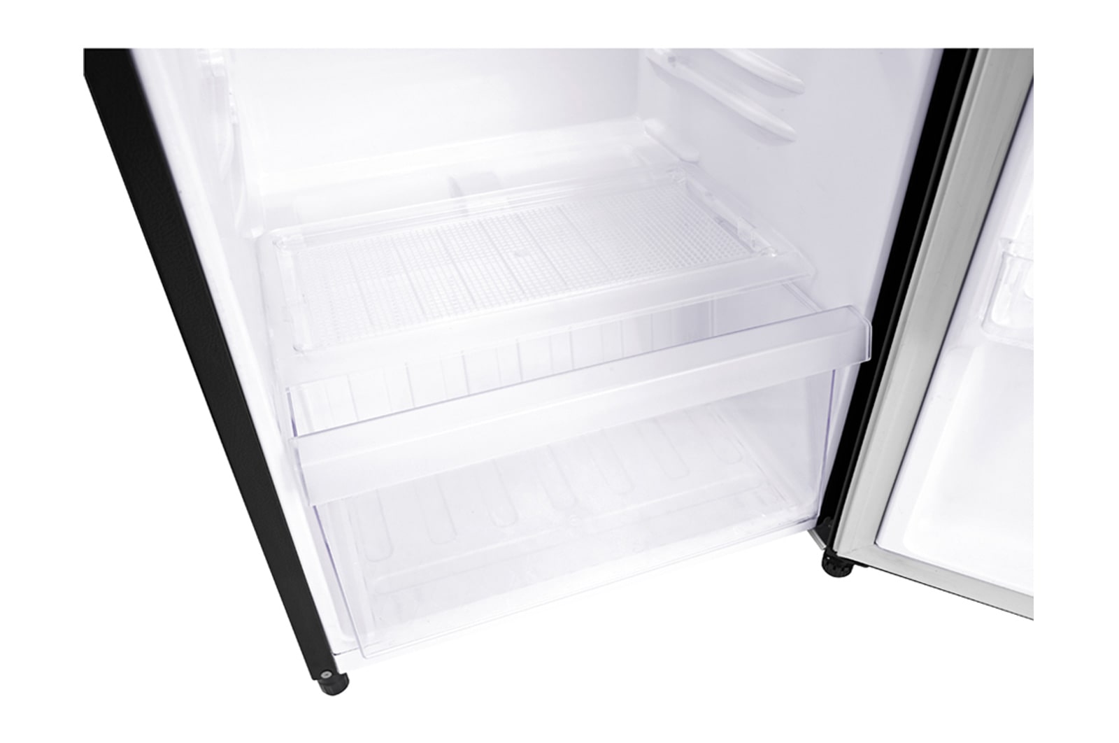 LG Kulkas 1 Pintu 164 L Smart Inverter Compressor dengan Handel Saku Ergonomis - Hitam, GN-INV201BK