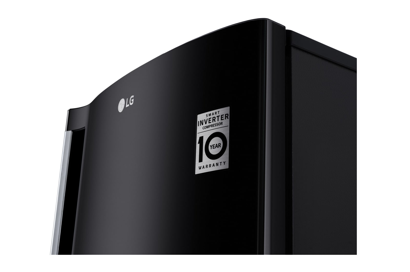 LG Kulkas 1 Pintu 164 L Smart Inverter Compressor dengan Handel Saku Ergonomis - Hitam, GN-INV201BK